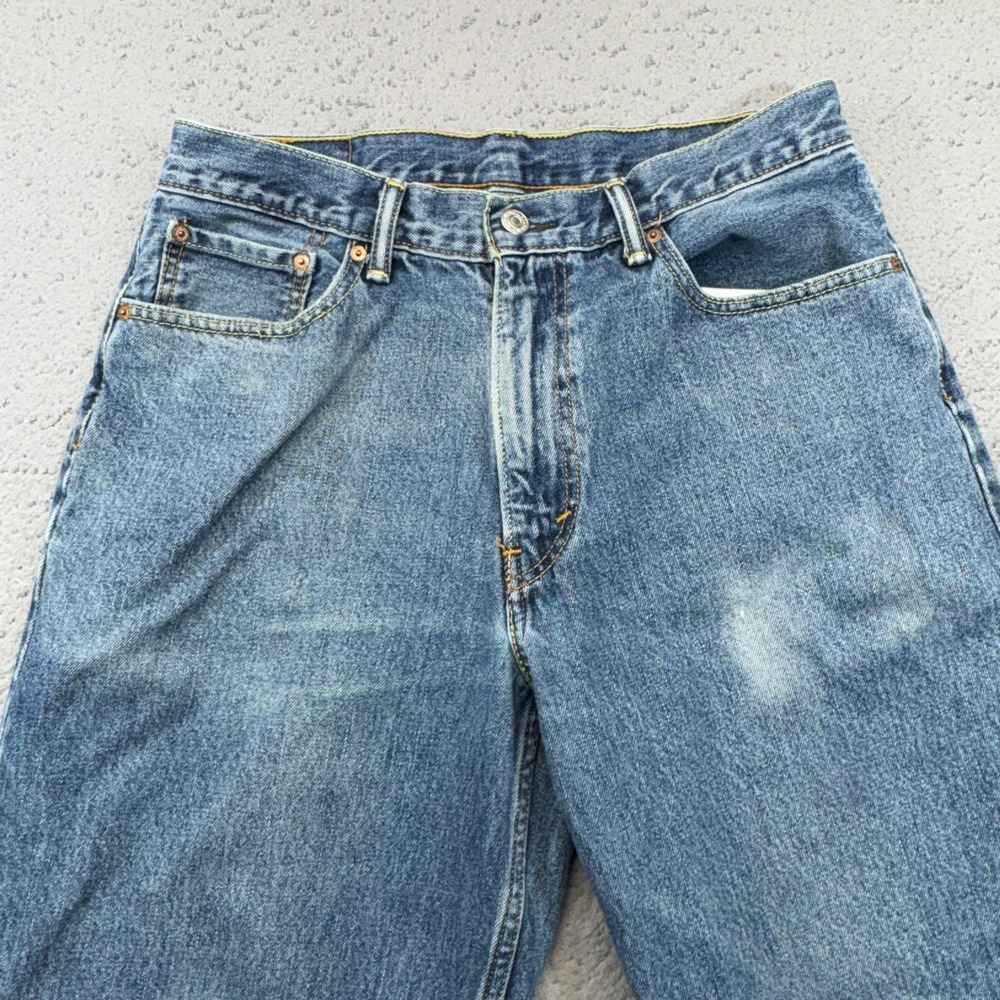 Levi's 560 Jeans Mens 33x30 Blue Comfort Fit Loose Tapered Leg Baggy Denim - Picture 5 of 13